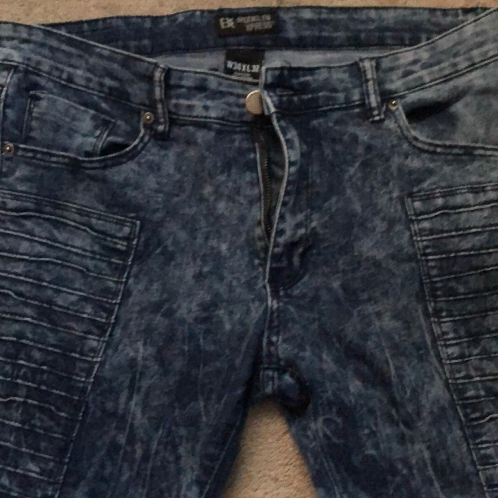 Brooklyn Xpress blue and light blue jeans